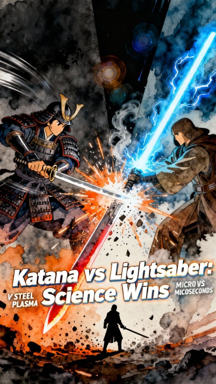 Katana vs Lightsaber: Science Wins