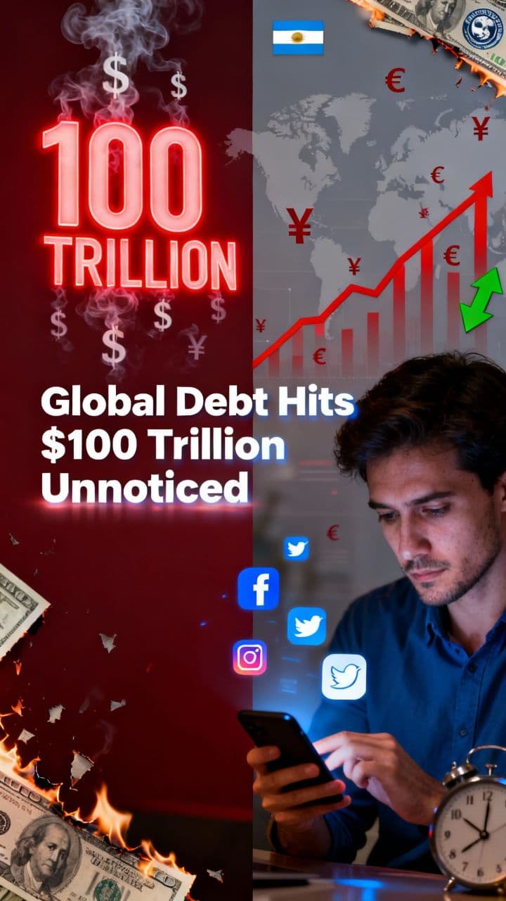 Global Debt Hits $100 Trillion Unnoticed