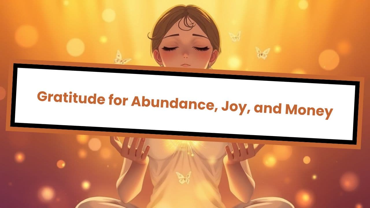 Gratitude for Abundance, Joy, and Money
