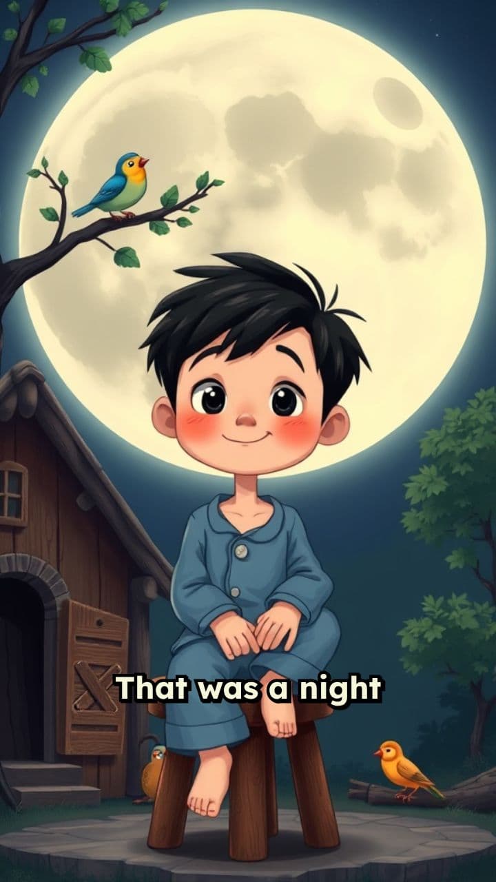A Boy Under the Full Moon