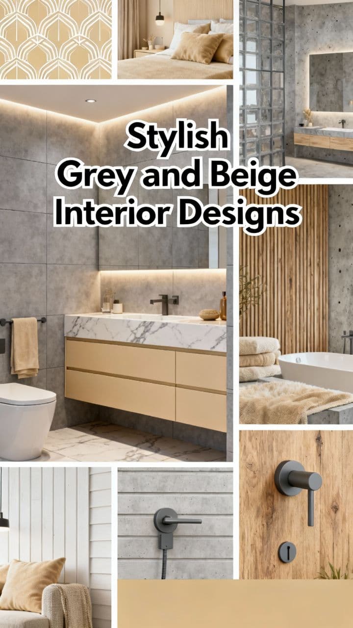Stylish Grey and Beige Interior Designs