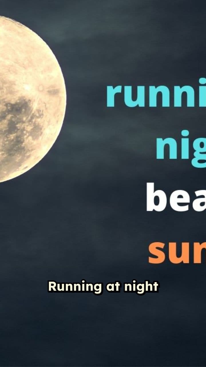 Night Running: Beat the Summer Heat
