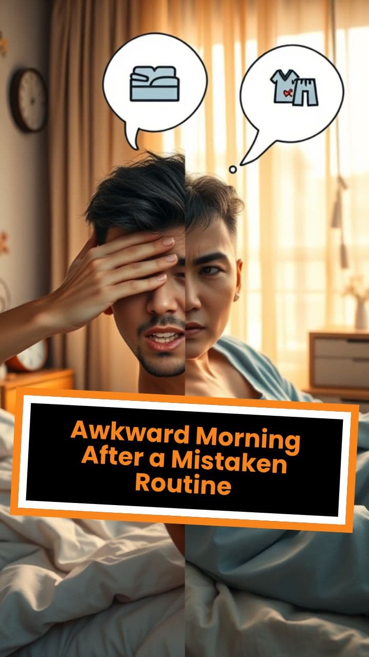 Awkward Morning After a Mistaken Routine