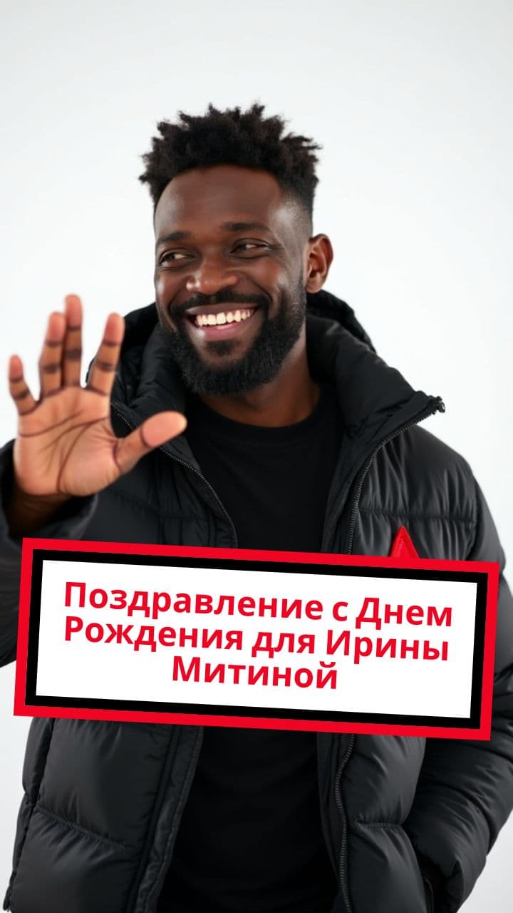Поздравление с Днем Рождения для Ирины Митиной