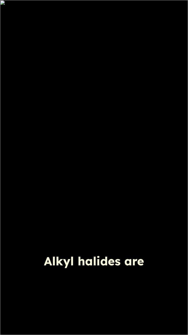 Alkyl Halides: Reactions Overview