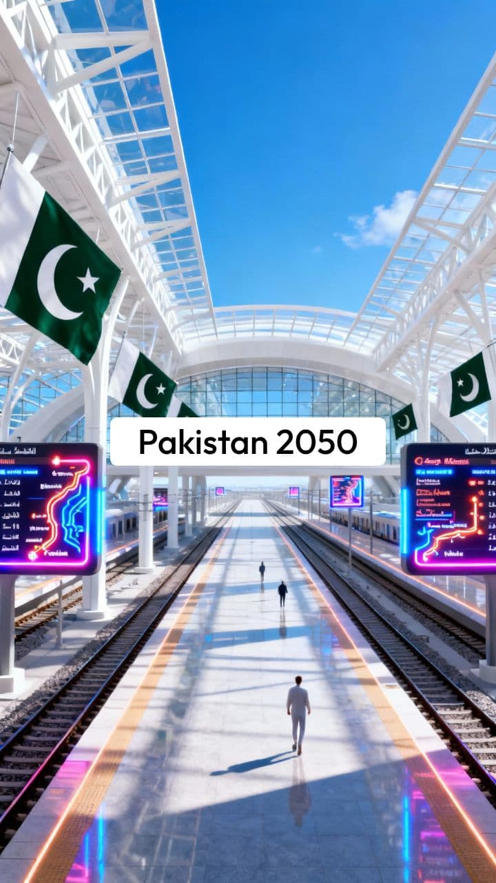 Futuristic Pakistan Bullet Train