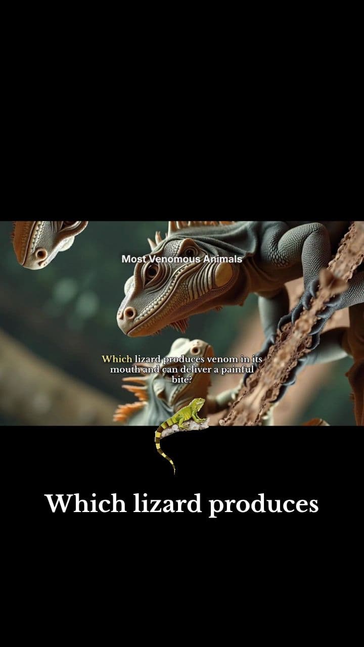 Unusual Venomous Creatures Quiz