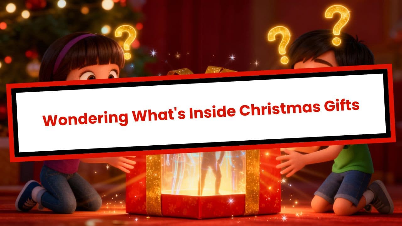 Wondering What's Inside Christmas Gifts