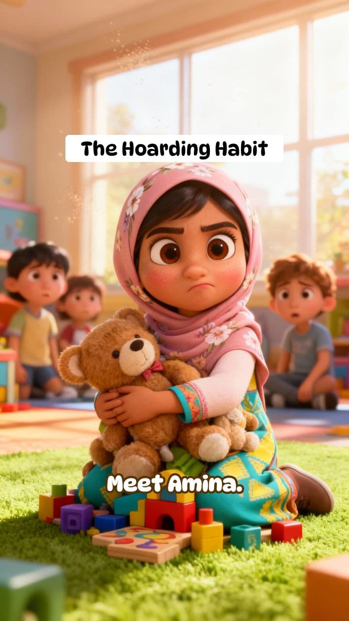 Amina's Lesson on Sharing