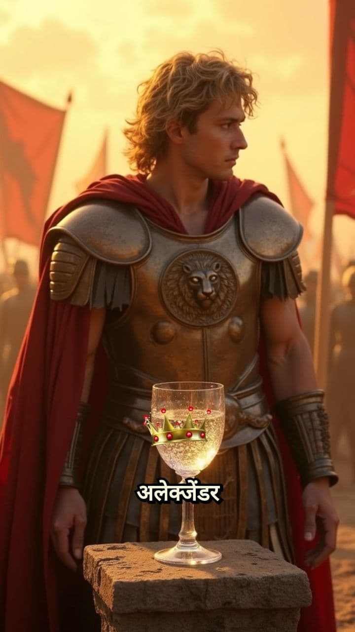 एक गिलास पानी और सिकंदर