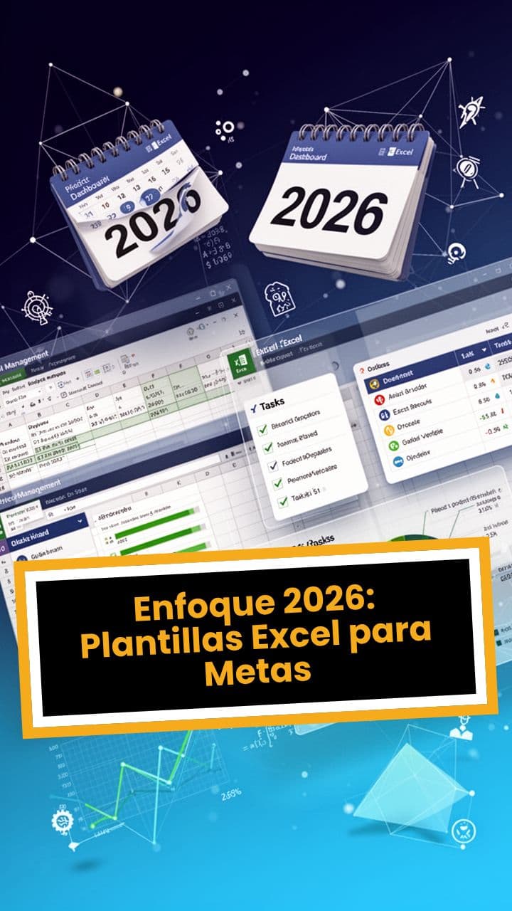 Enfoque 2026: Plantillas Excel para Metas