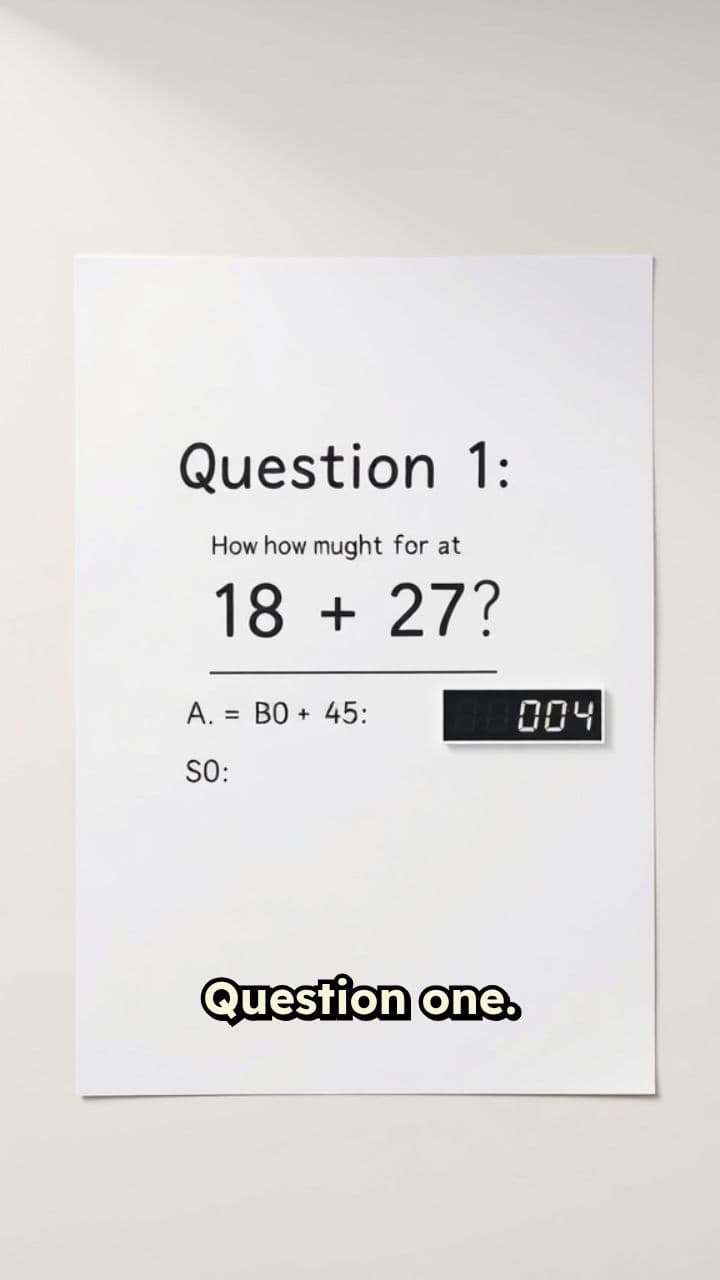 Basic Math Questions and Answers