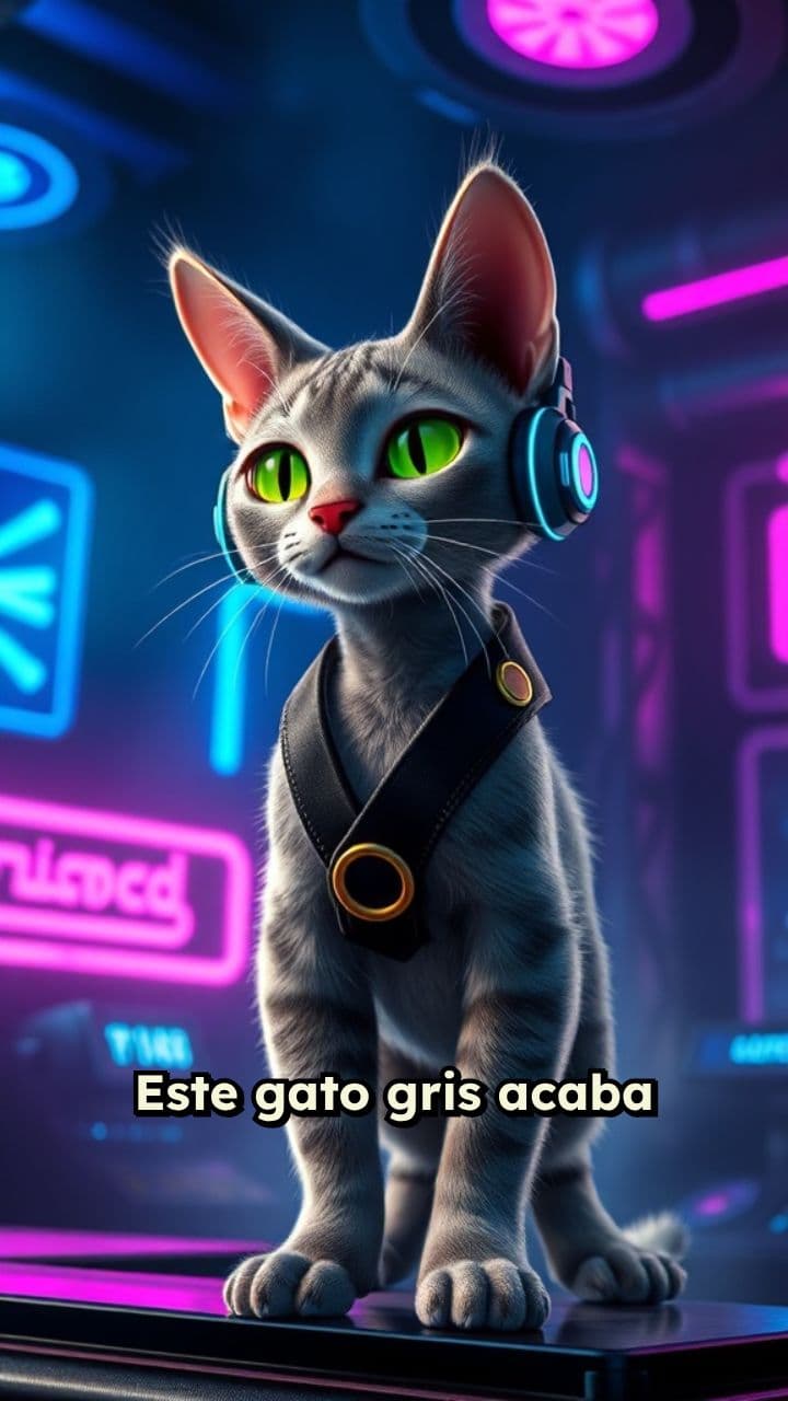 DJ Whiskers: El Gato que Baila Tecno