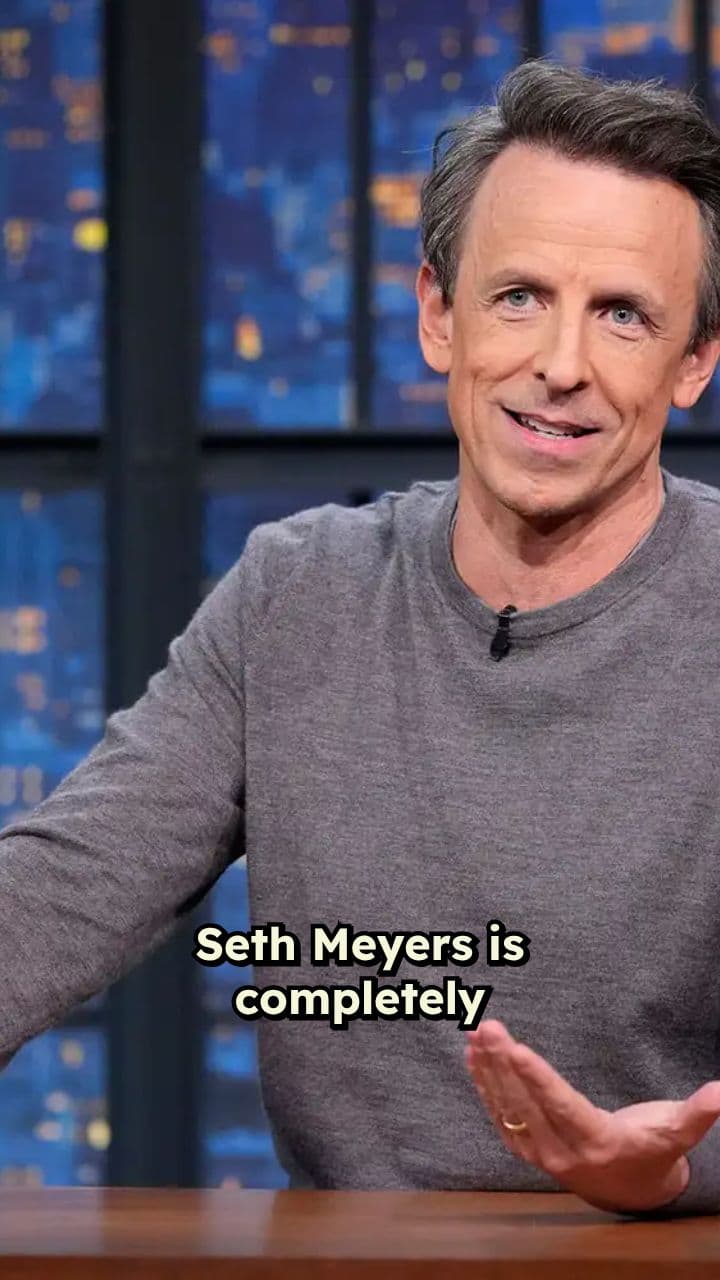 Seth Meyers Takes Scheduled Break from TV