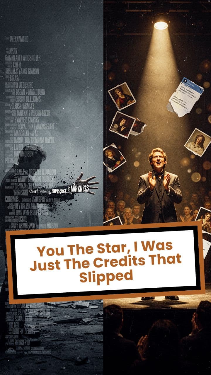 You The Star, I Was Just The Credits That Slipped