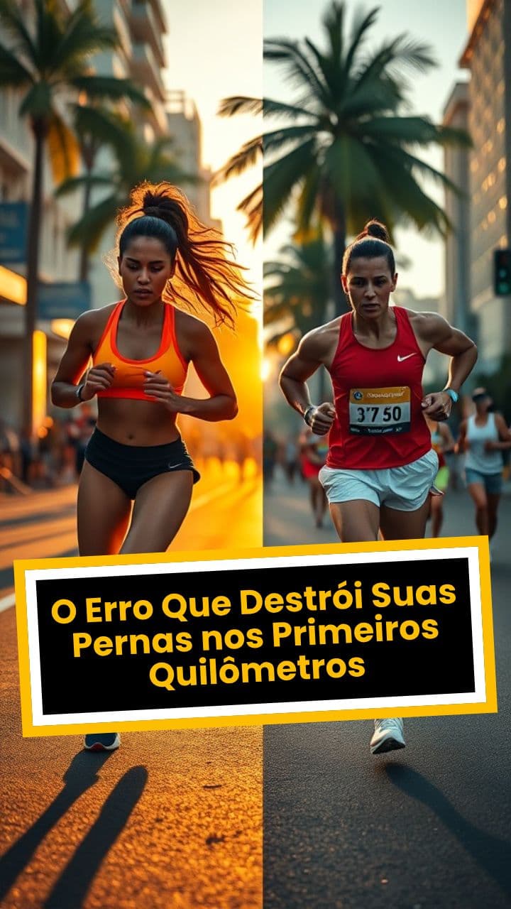 O Erro Que Destrói Suas Pernas nos Primeiros Quilômetros