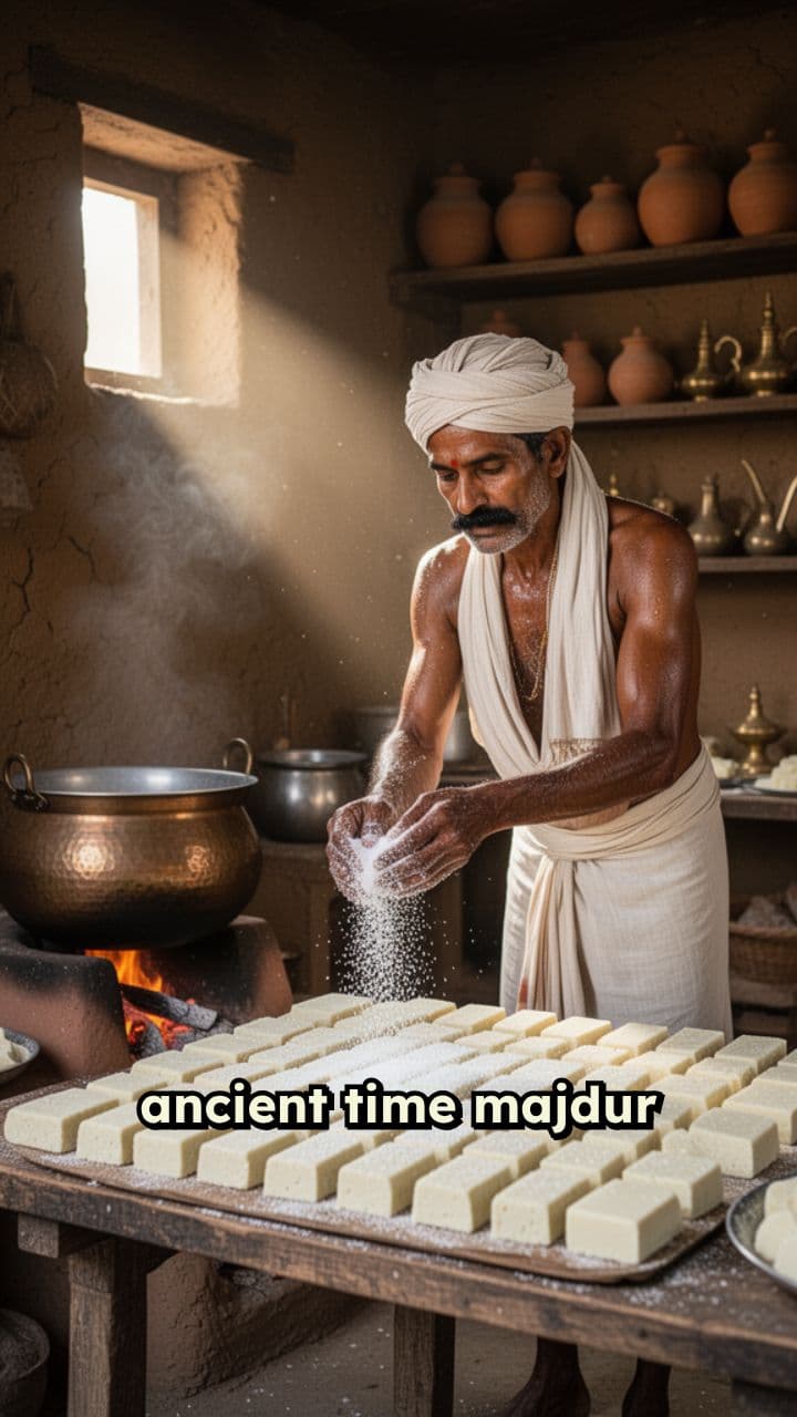 Sugar vs Jaggery in Ancient Halwai Shop