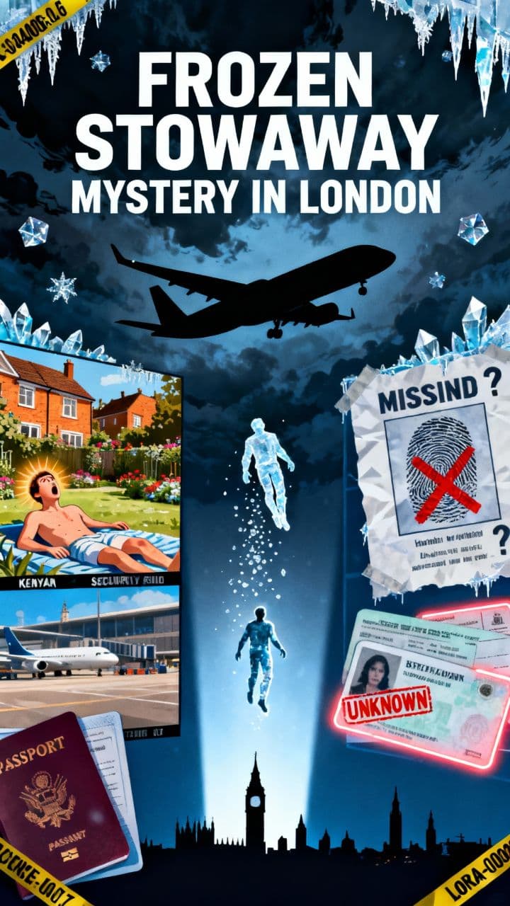 Frozen Stowaway Mystery in London