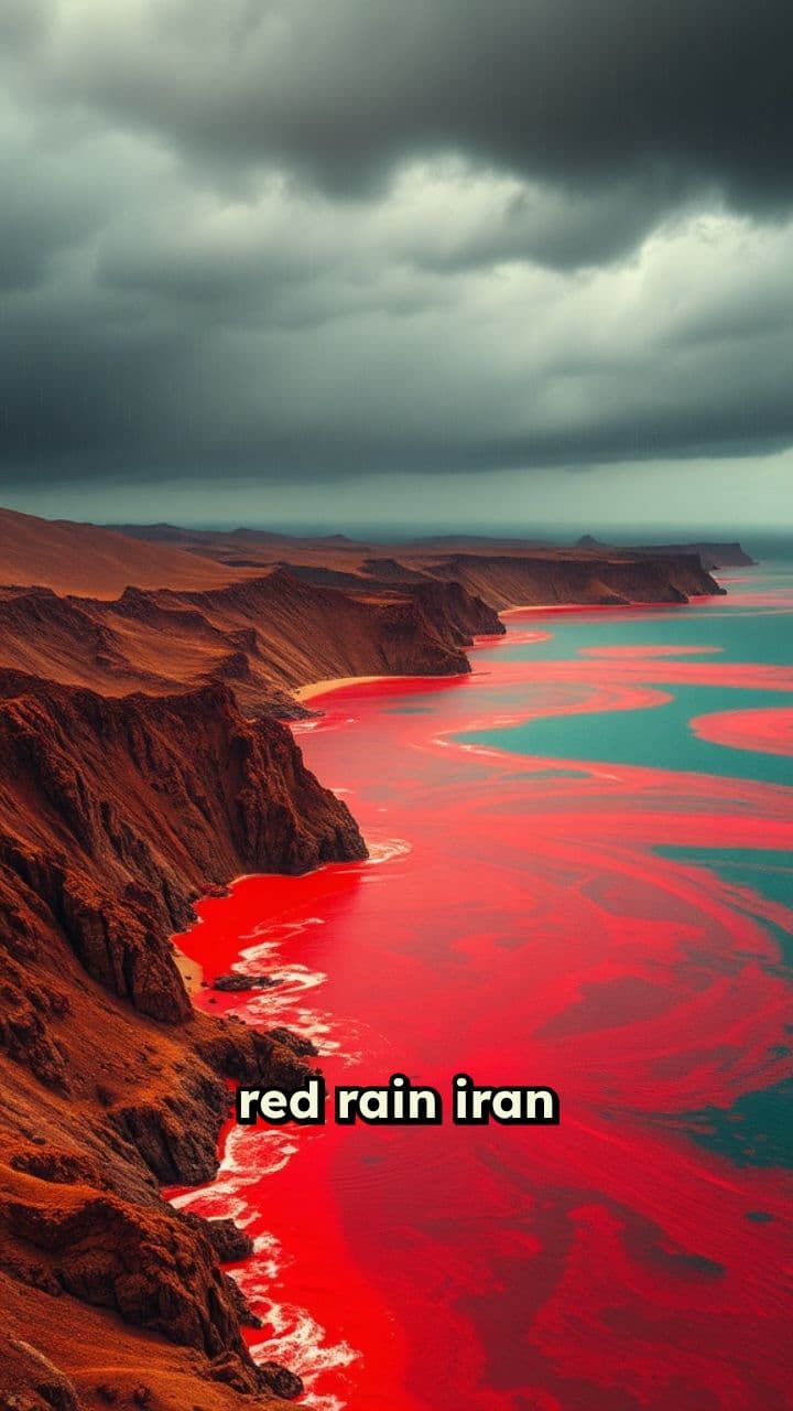 Red Rain in Iran