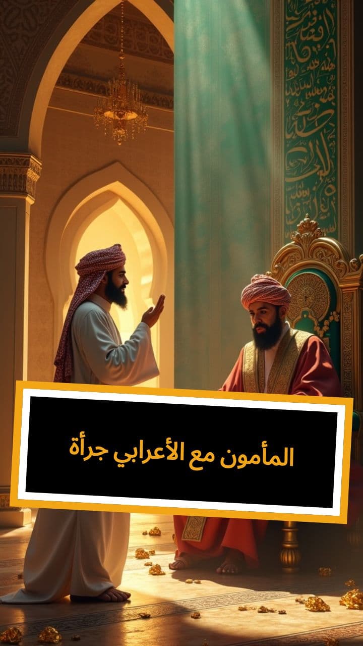 جرأة الأعرابي مع المأمون