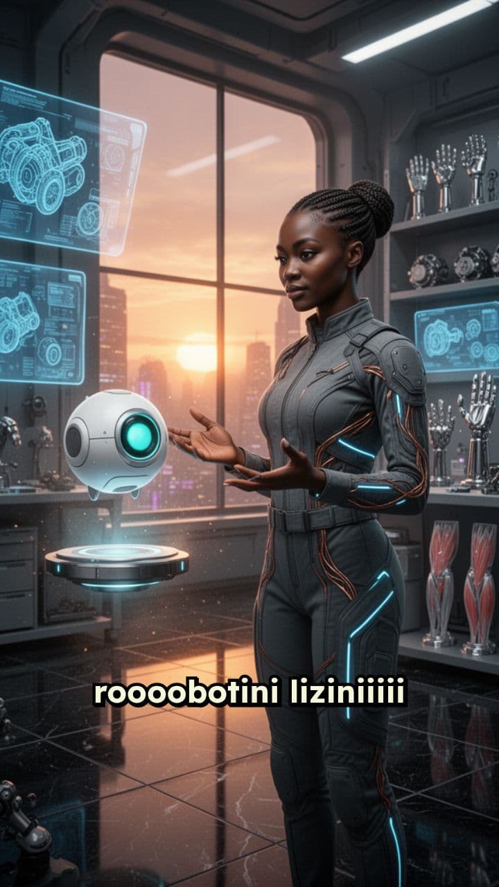 Robotini et Marina Bonguende