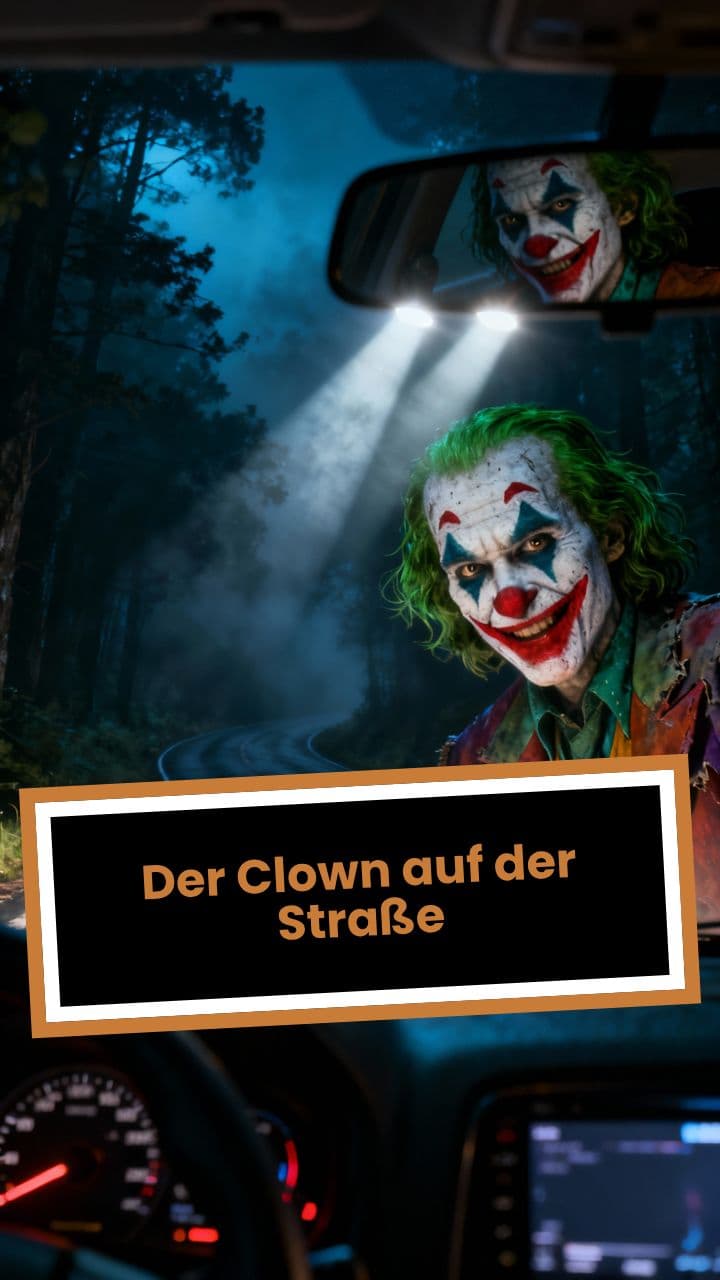 Der Clown auf der Straße