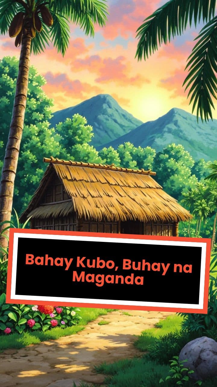 Bahay Kubo, Buhay na Maganda