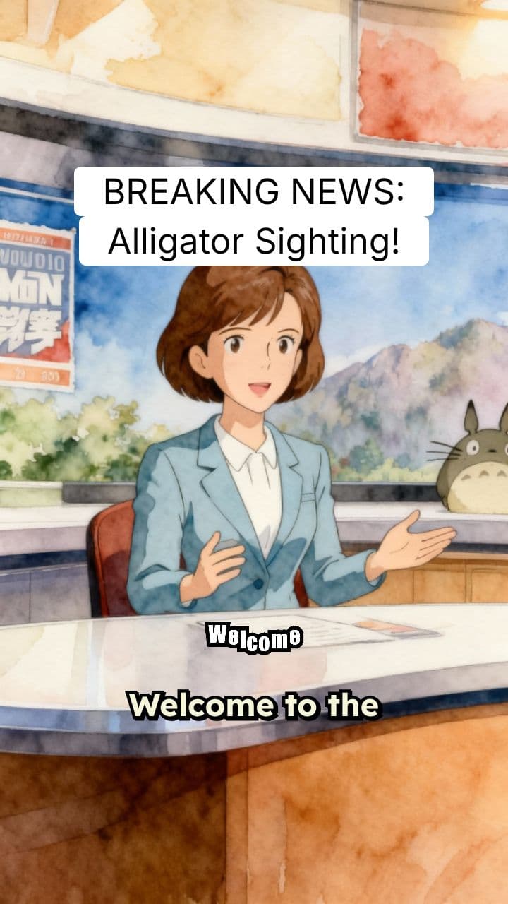 Alligator Sighting in Bear Ridge