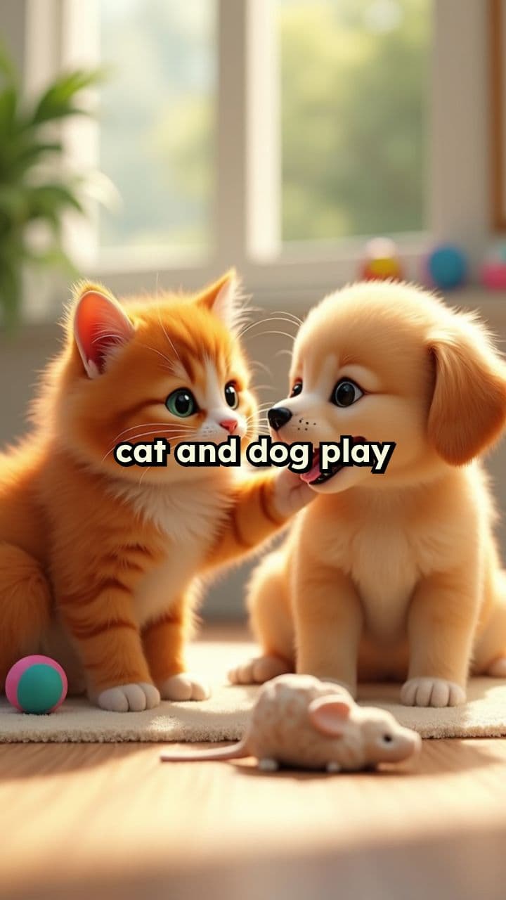 Playful Pets Together