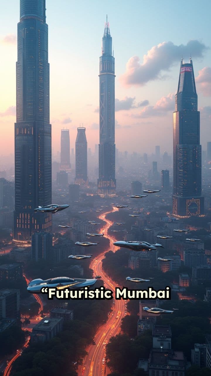 Mumbai 2050: A Futuristic Skyline