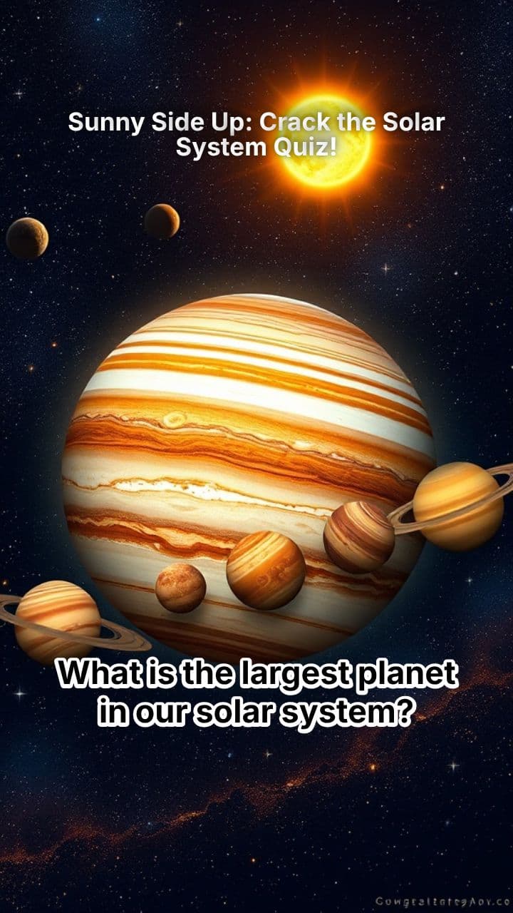 Sunny Side Up: Crack the Solar System Quiz!