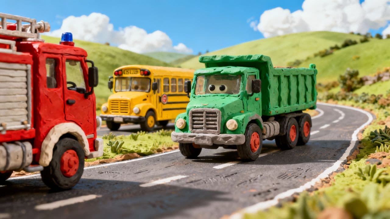 Working Trucks on the Move