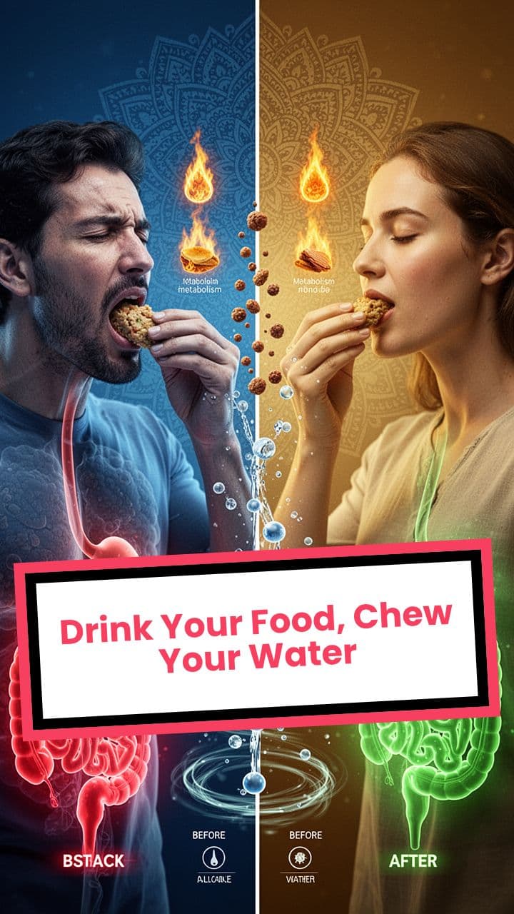 Drink Your Food, Chew Your Water