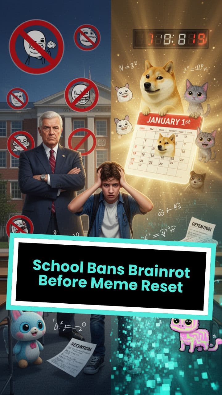 School Bans Brainrot Before Meme Reset