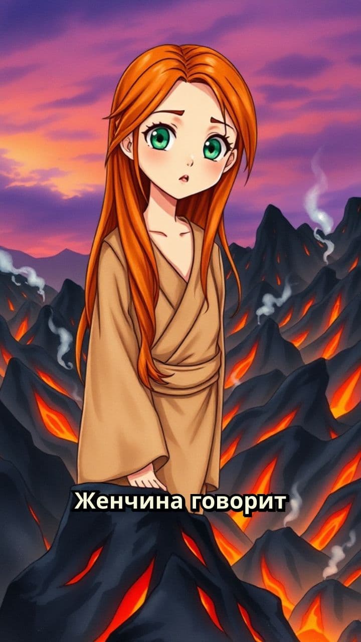 Женщина на горе