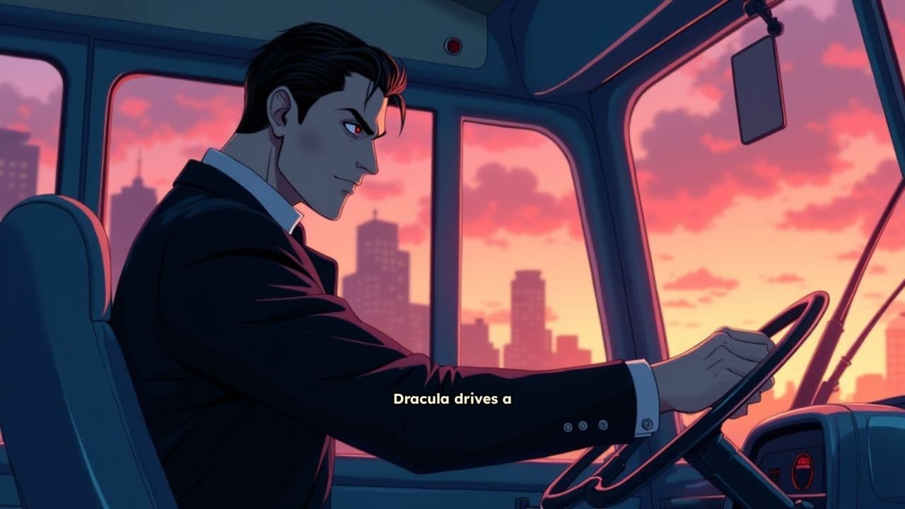 Dracula's Night Shift: Safe Driving Unleashed