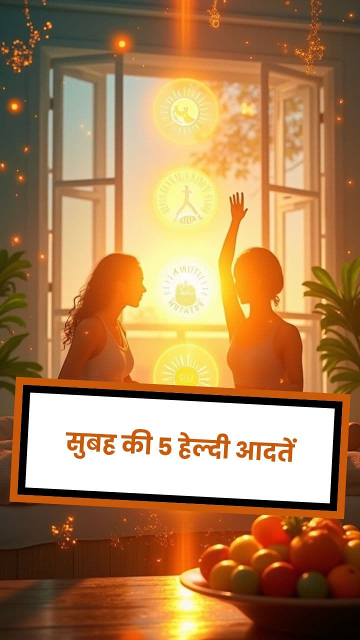सुबह की 5 हेल्दी आदतें