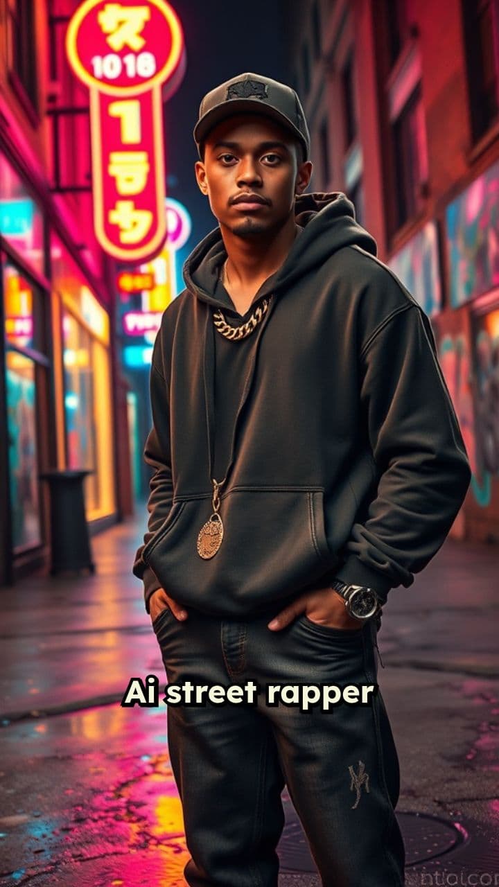 AI Street Rapper Photo to Video Effect