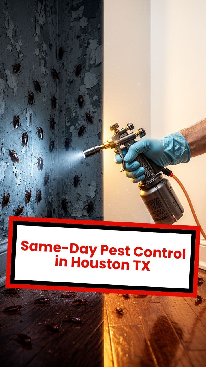 Same-Day Pest Control in Houston TX