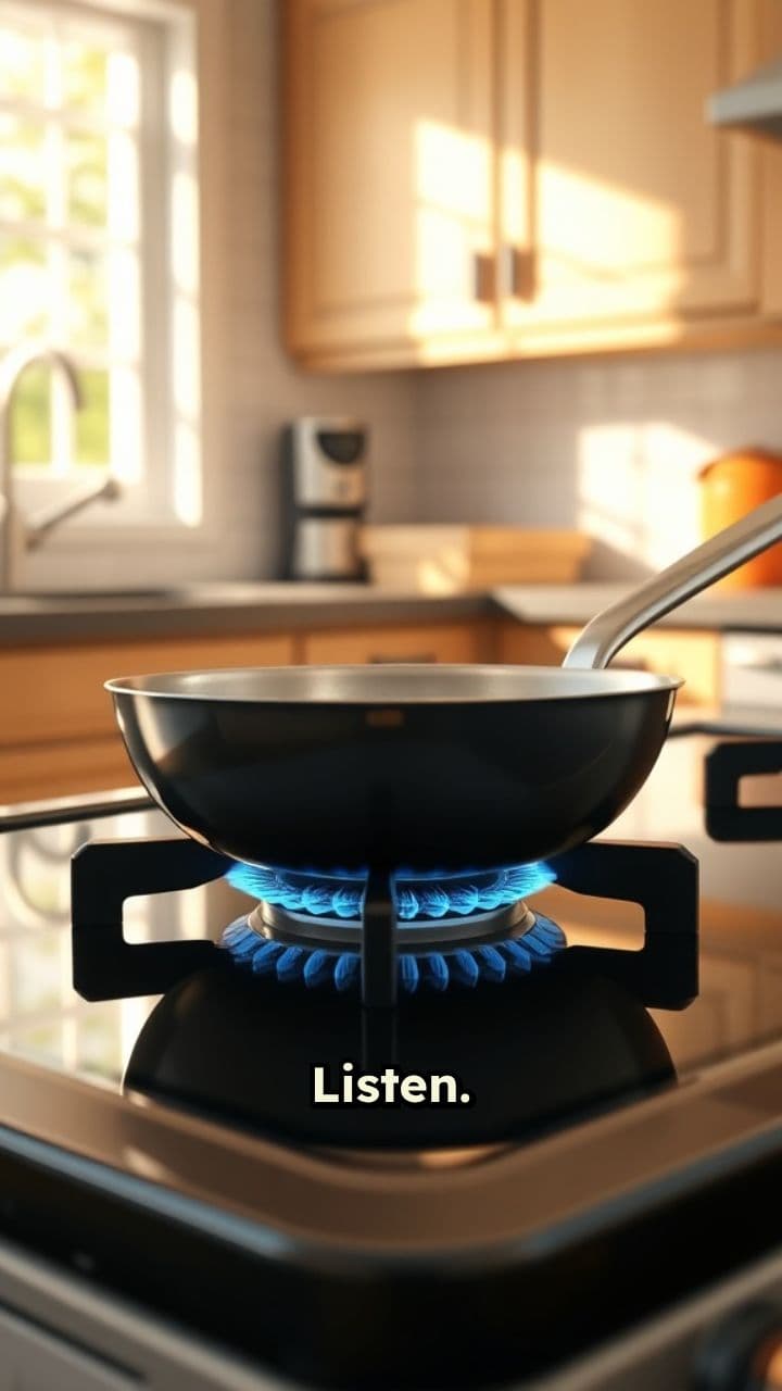 Heat Pan First to Prevent Sticking