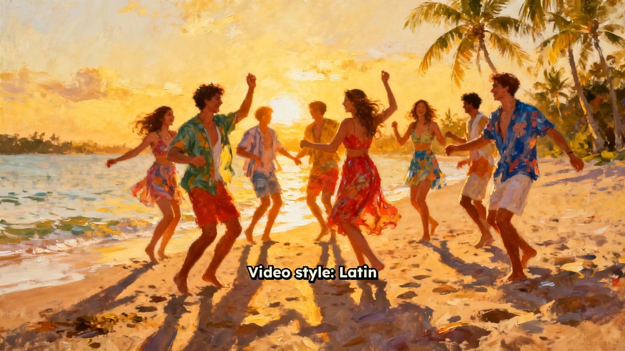 Tropical Sunset Cumbia Romance