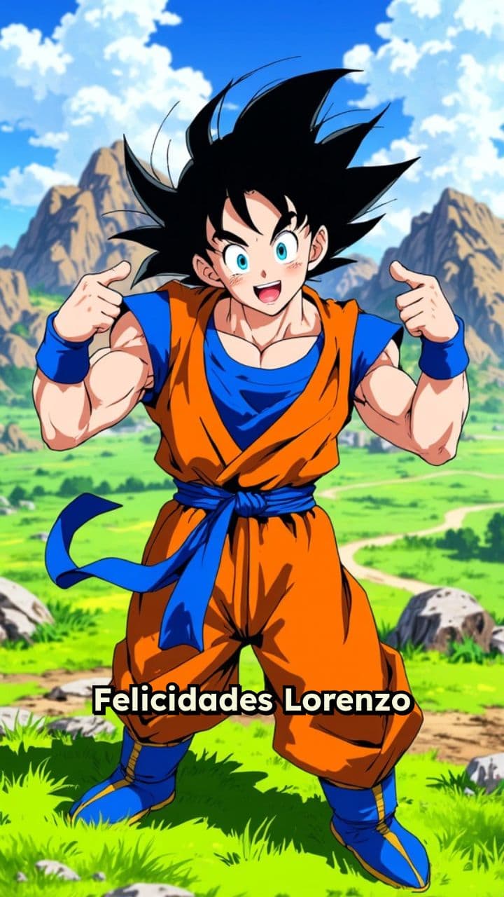 Felicidades Lorenzo y su gatito miau