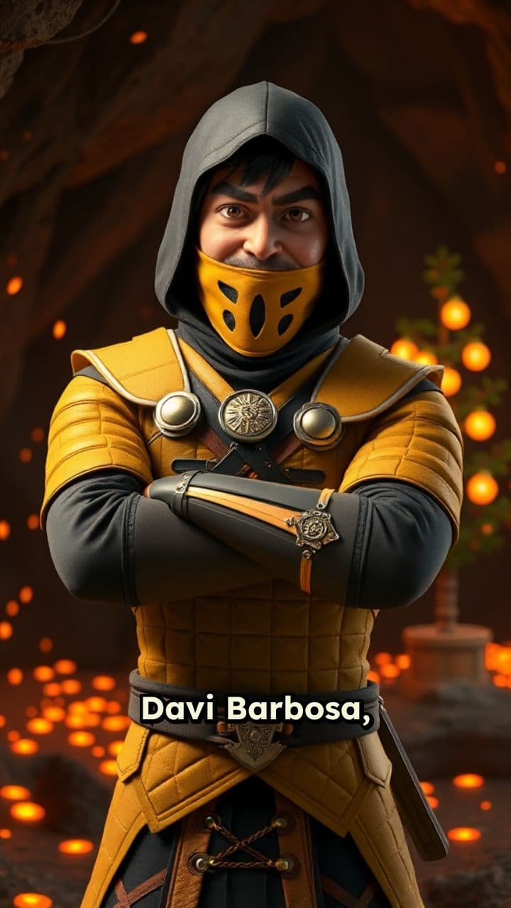 Mensagem de Natal do Scorpion para Davi Barbosa