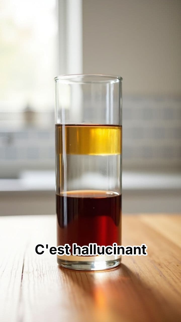 Objets flottants et densités en couches