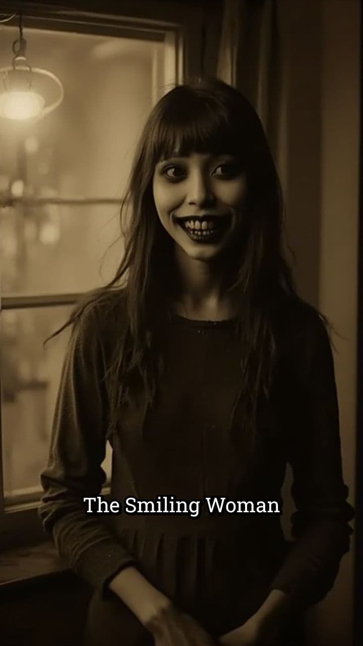 The Smiling Woman's Reflection