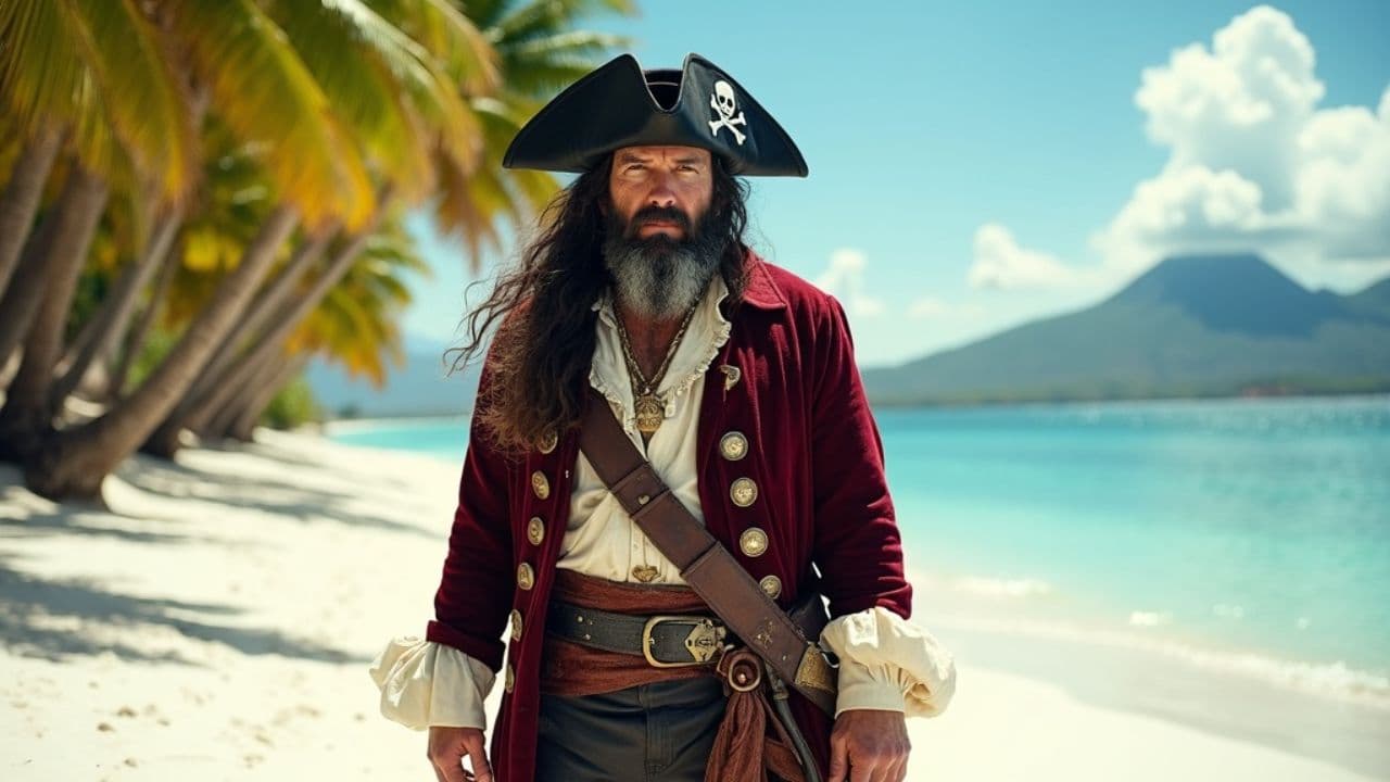 Steamykakes the Pirate on Paradise Island