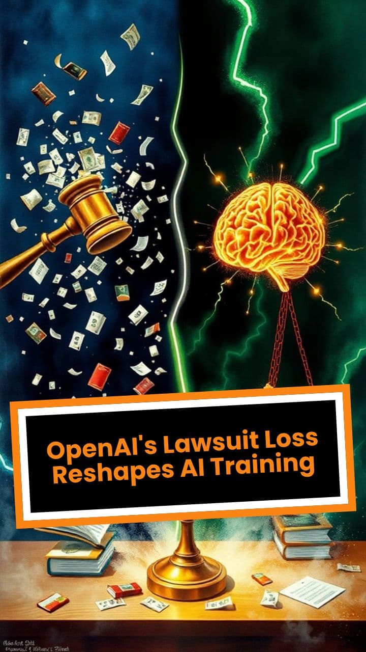 OpenAI's Lawsuit Loss Reshapes AI Training