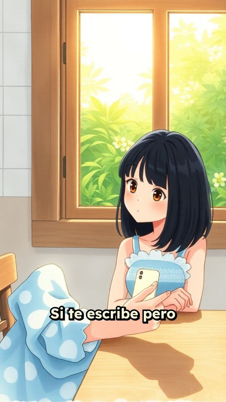 Cuando escribe pero no concreta