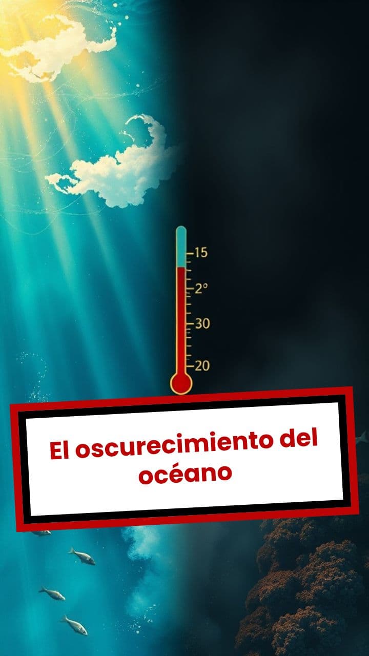 El oscurecimiento del océano