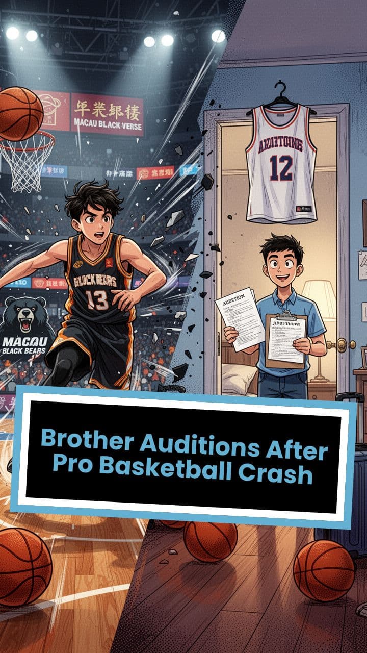 Brother Auditions After Pro Basketball Crash